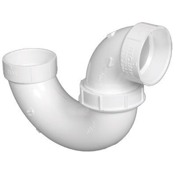 Charlotte Pipe And Foundry Charlotte Pipe Schedule 40 2 in. Hub X 2 in. D Hub PVC P-Trap with Union 1 pk PVC00708P1000 - main